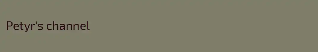 Petyr's channel